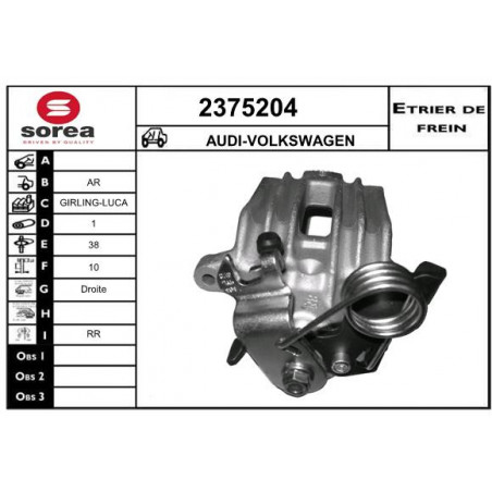 Étrier de frein EAI