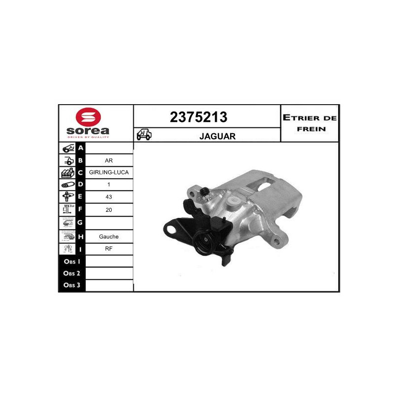 Étrier de frein EAI