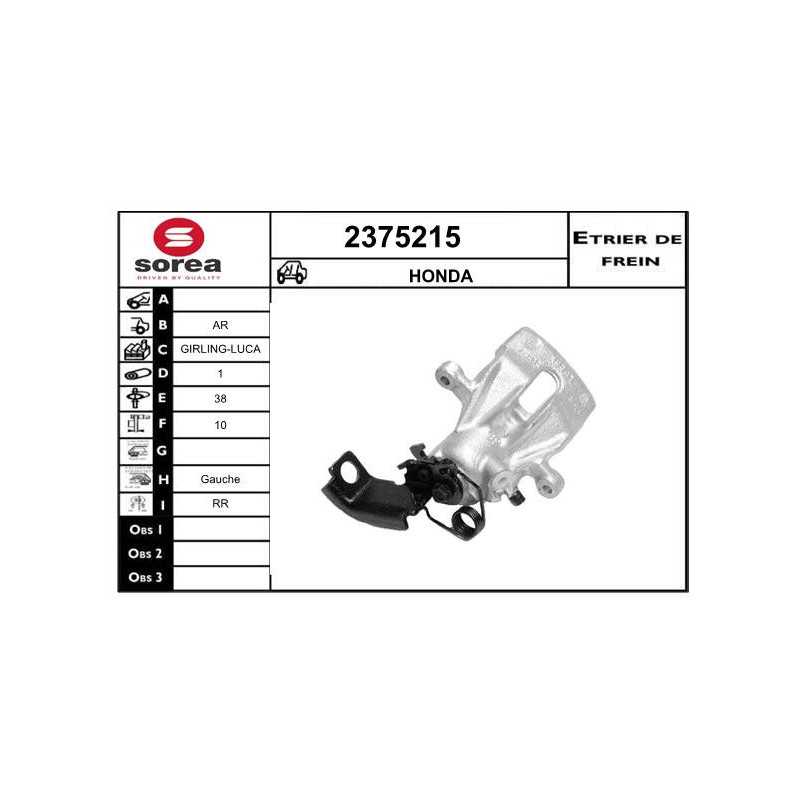 Étrier de frein EAI