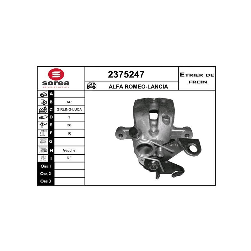 Étrier de frein EAI