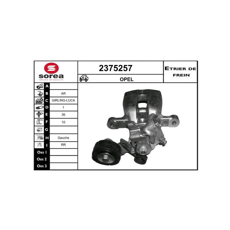 Étrier de frein EAI