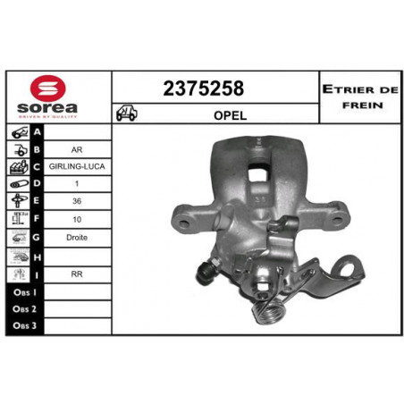Étrier de frein EAI