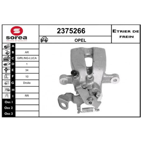 Étrier de frein EAI