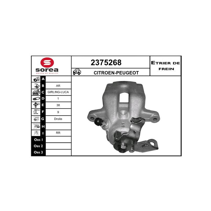 Étrier de frein EAI