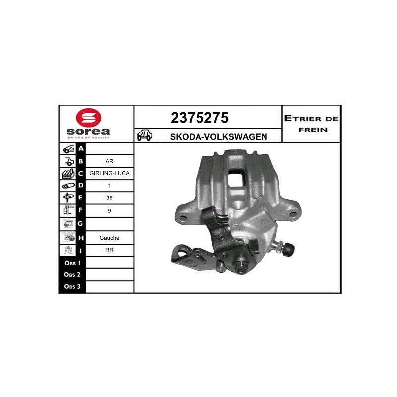 Étrier de frein EAI