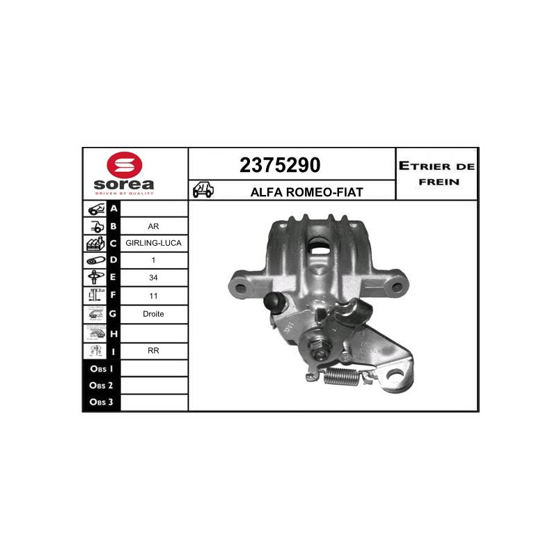 Étrier de frein EAI