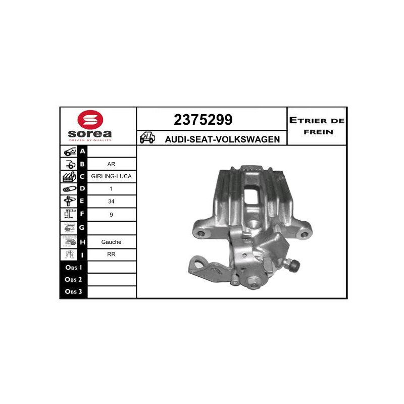 Étrier de frein EAI