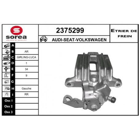 Étrier de frein EAI
