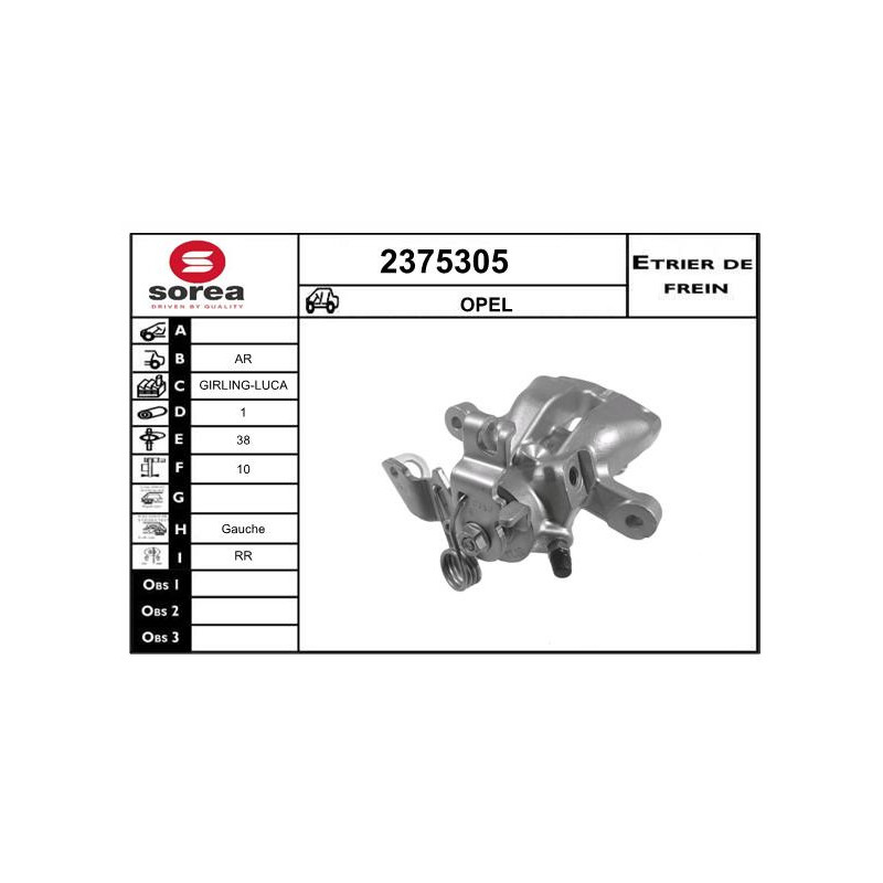 Étrier de frein EAI