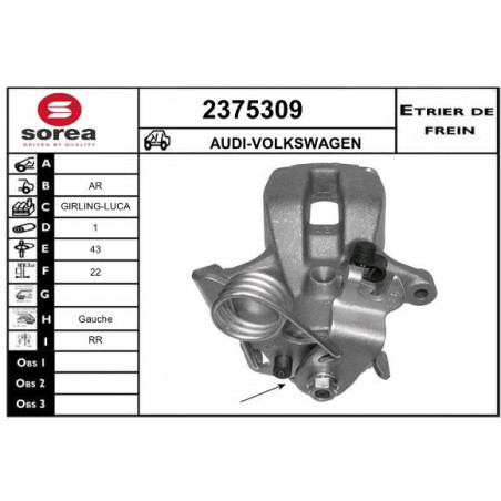 Étrier de frein EAI