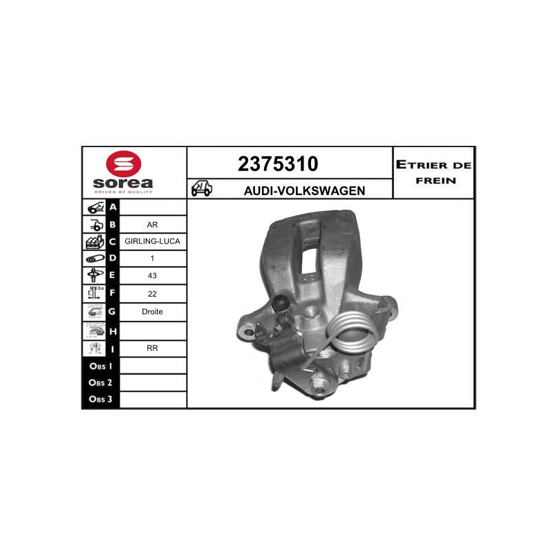 Étrier de frein EAI
