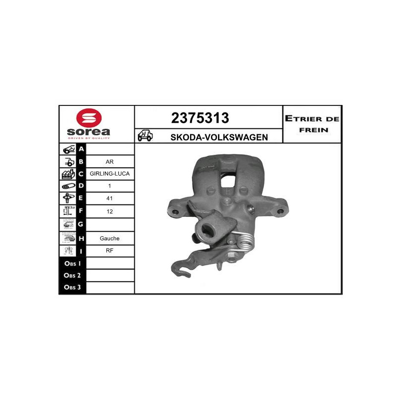 Étrier de frein EAI