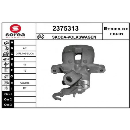 Étrier de frein EAI