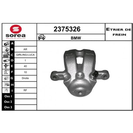 Étrier de frein EAI