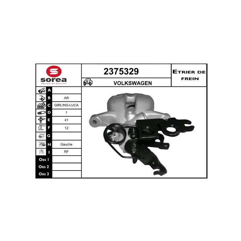 Étrier de frein EAI