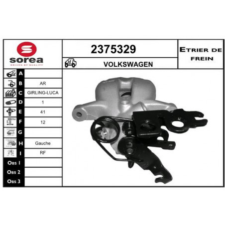 Étrier de frein EAI