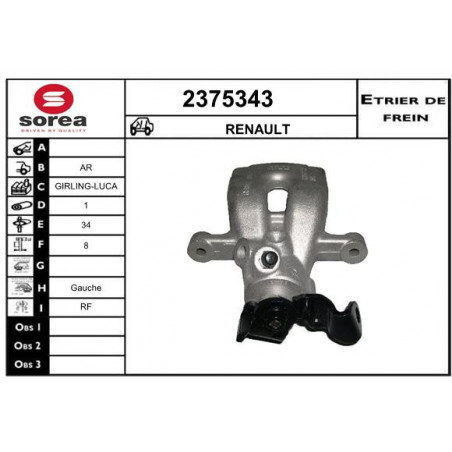 Étrier de frein EAI