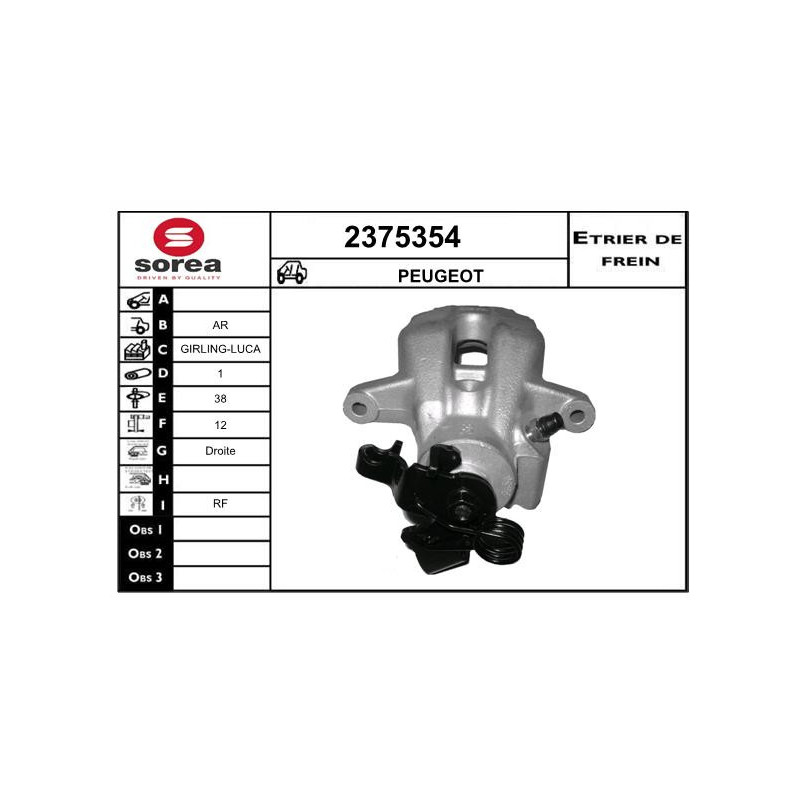 Étrier de frein EAI