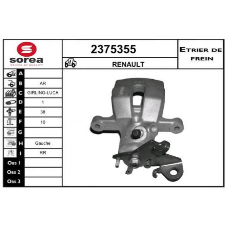 Étrier de frein EAI