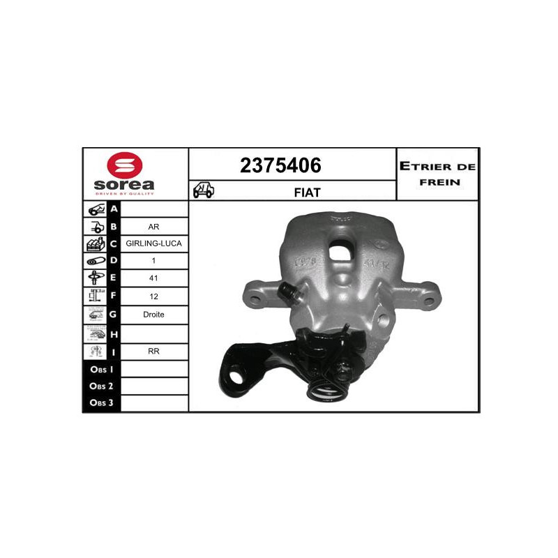 Étrier de frein EAI