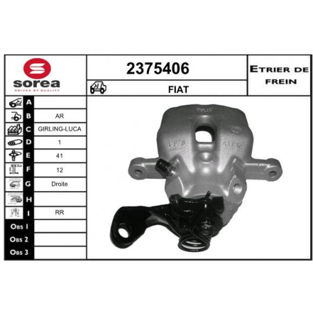 Étrier de frein EAI