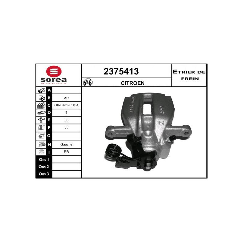 Étrier de frein EAI