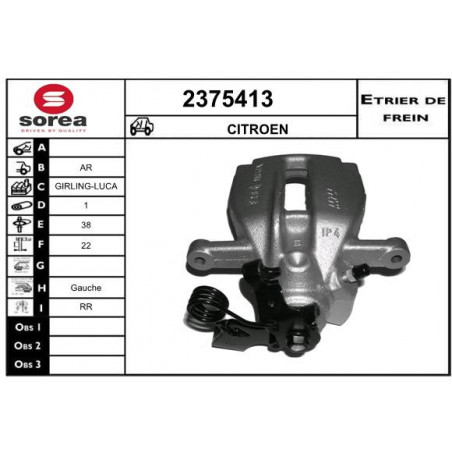 Étrier de frein EAI