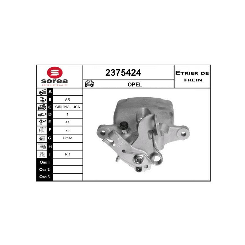 Étrier de frein EAI