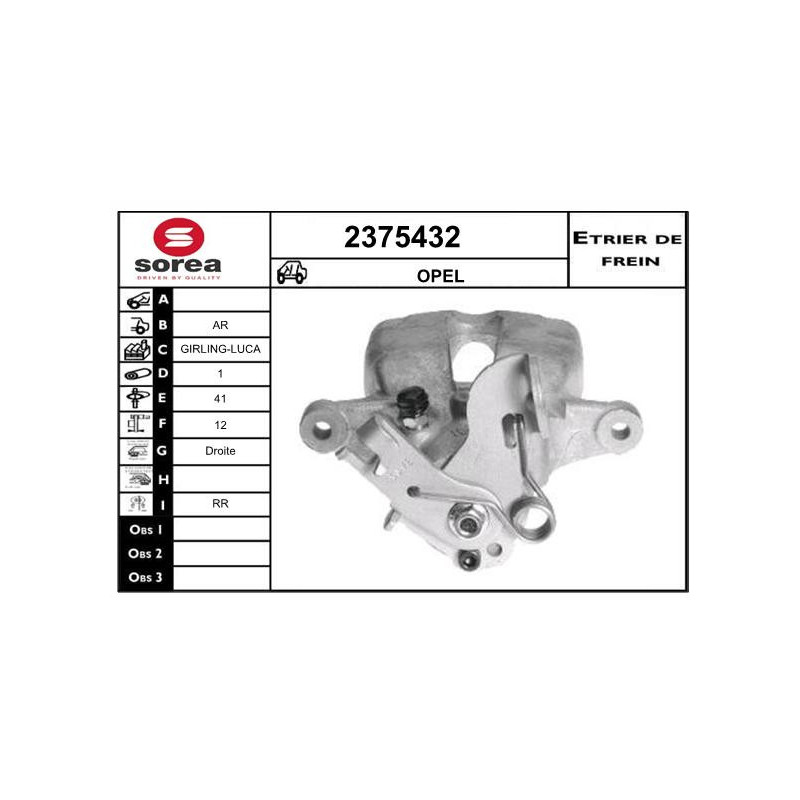 Étrier de frein EAI