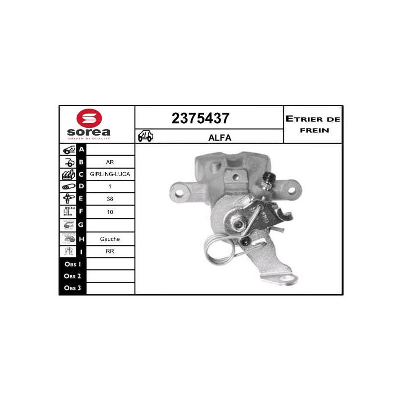 Étrier de frein EAI