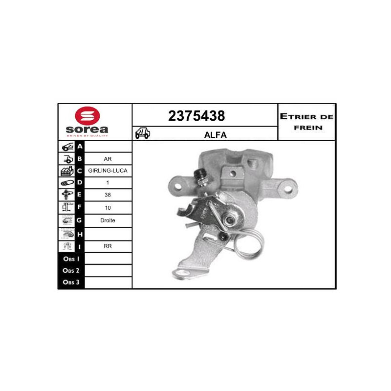 Étrier de frein EAI