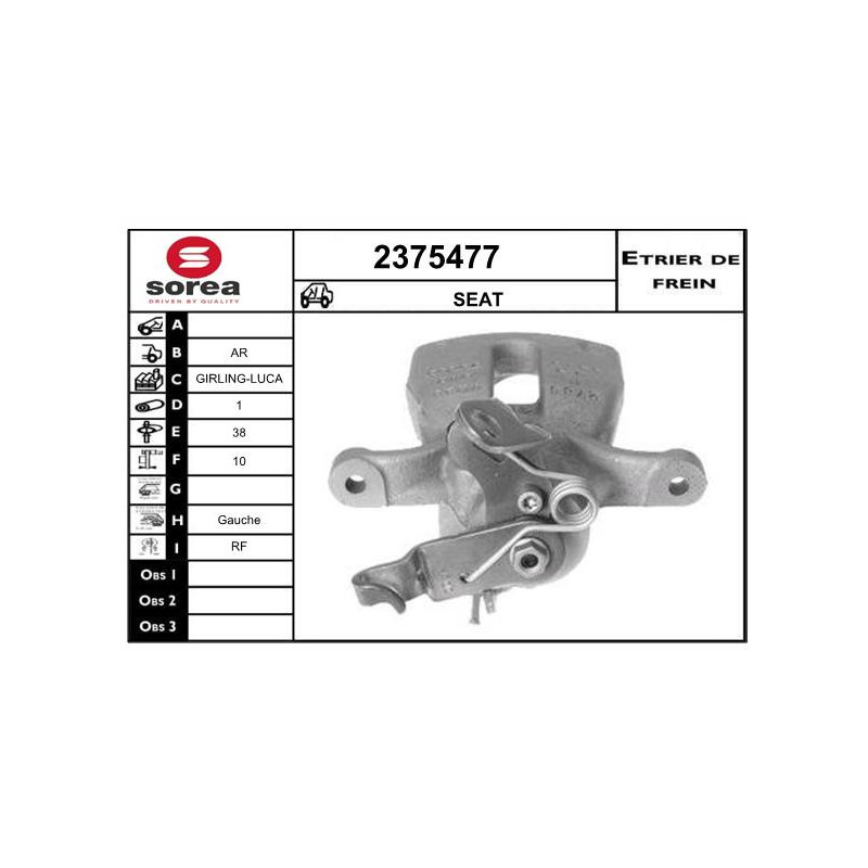 Étrier de frein EAI