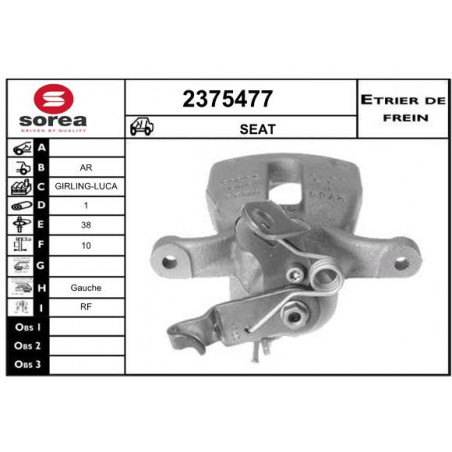 Étrier de frein EAI