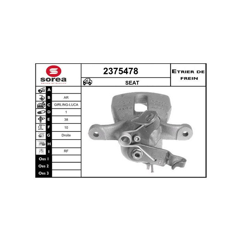 Étrier de frein EAI