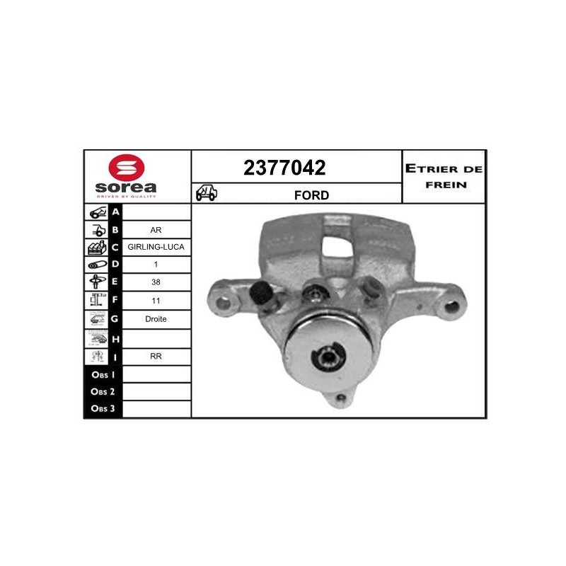 Étrier de frein EAI