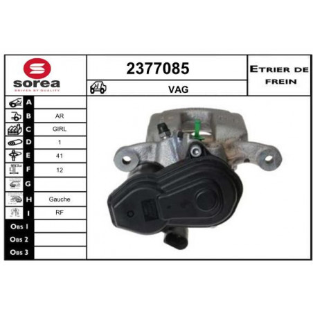 Étrier de frein EAI