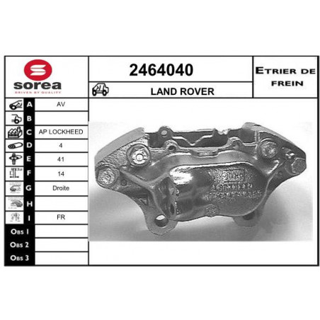 Étrier de frein EAI