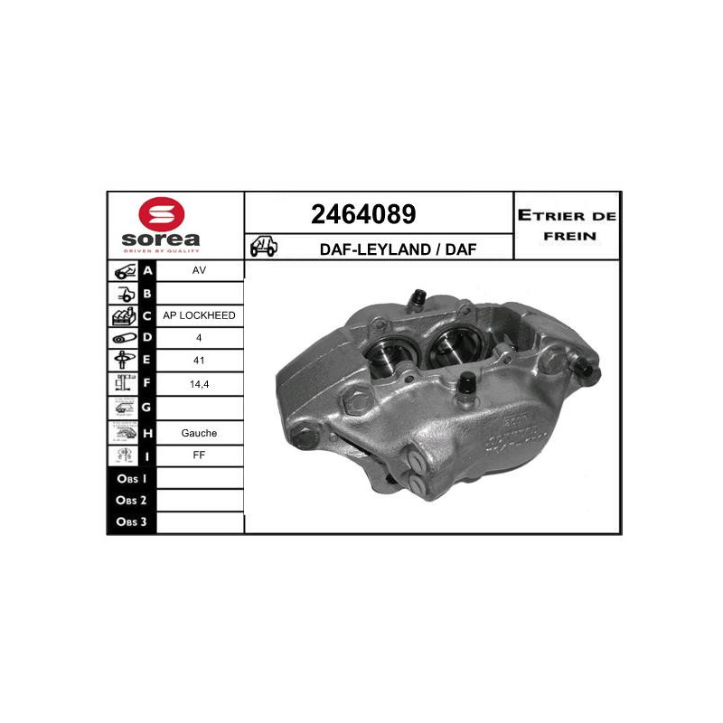 Étrier de frein EAI