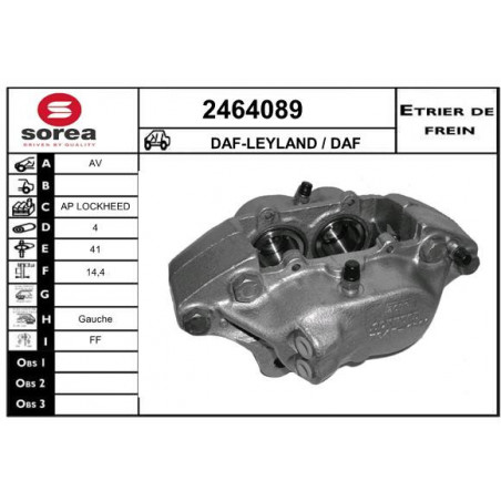 Étrier de frein EAI