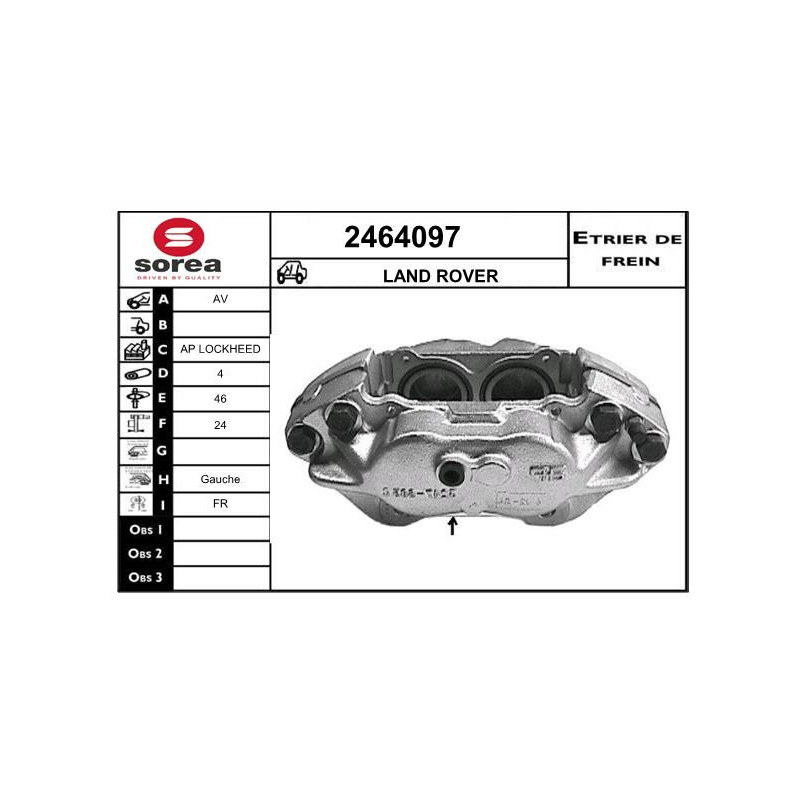 Étrier de frein EAI