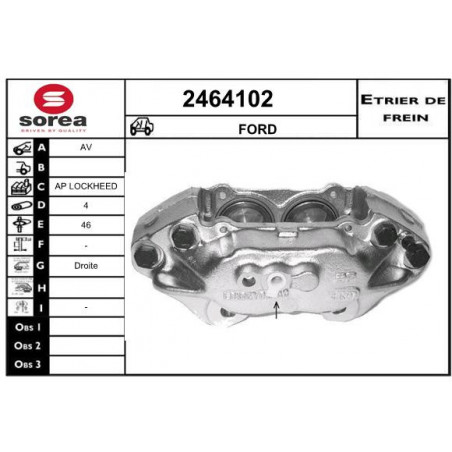 Étrier de frein EAI