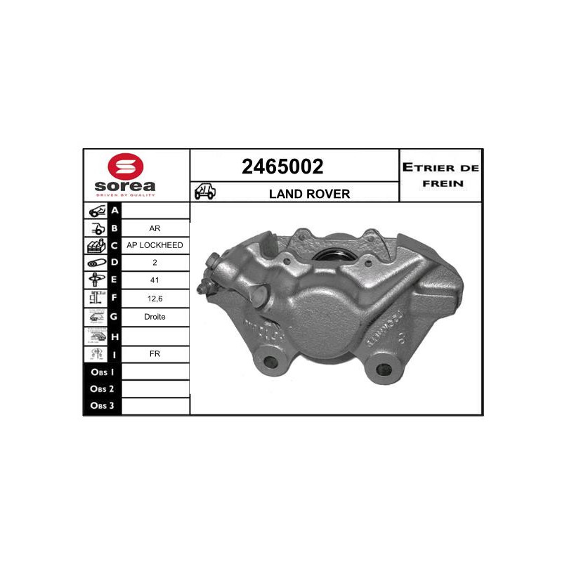 Étrier de frein EAI