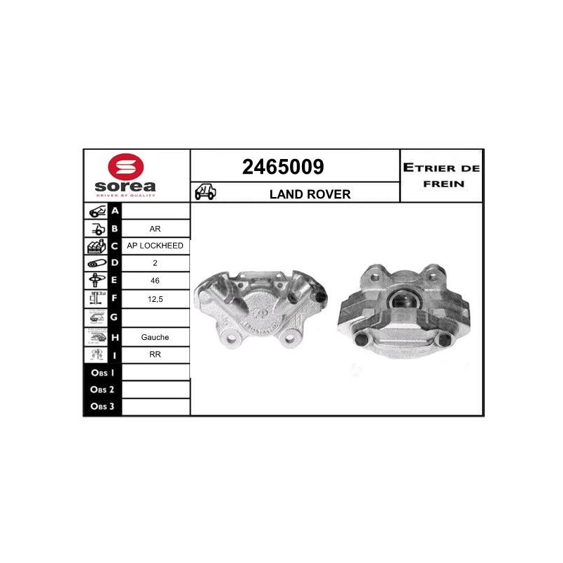 Étrier de frein EAI