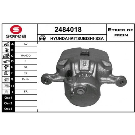 Étrier de frein EAI