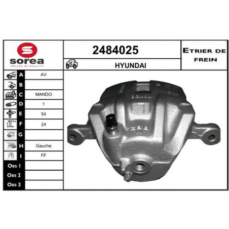 Étrier de frein EAI