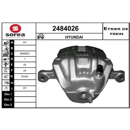 Étrier de frein EAI