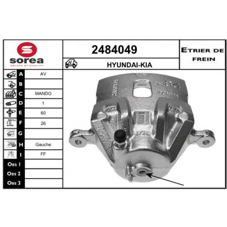 Étrier de frein EAI