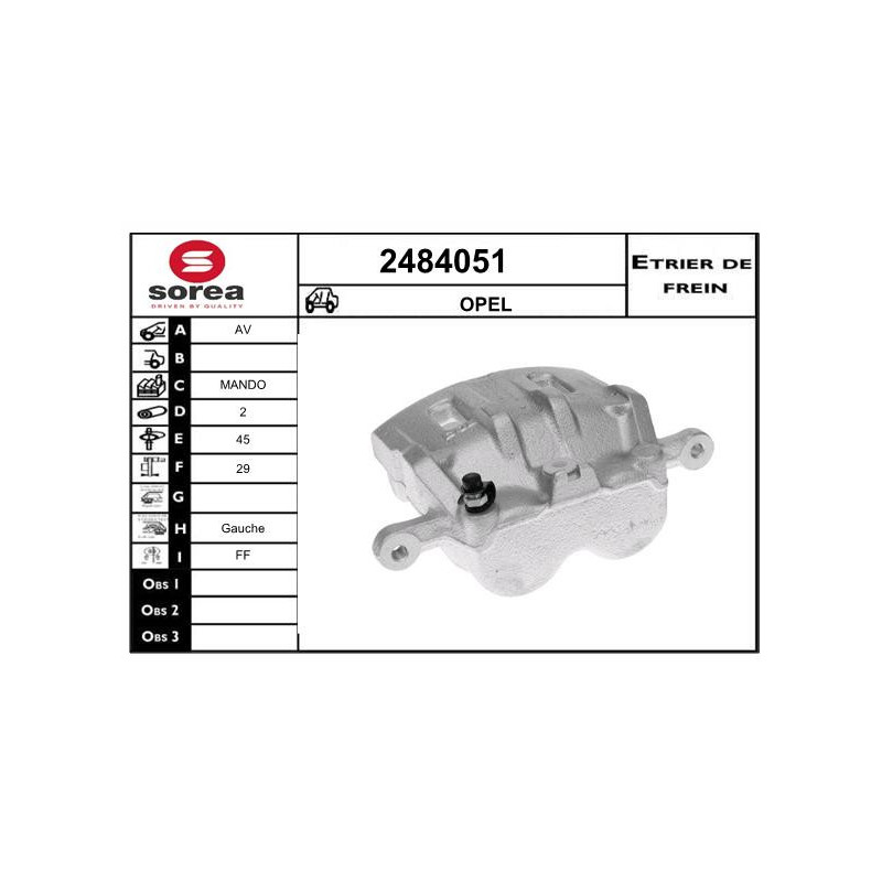 Étrier de frein EAI