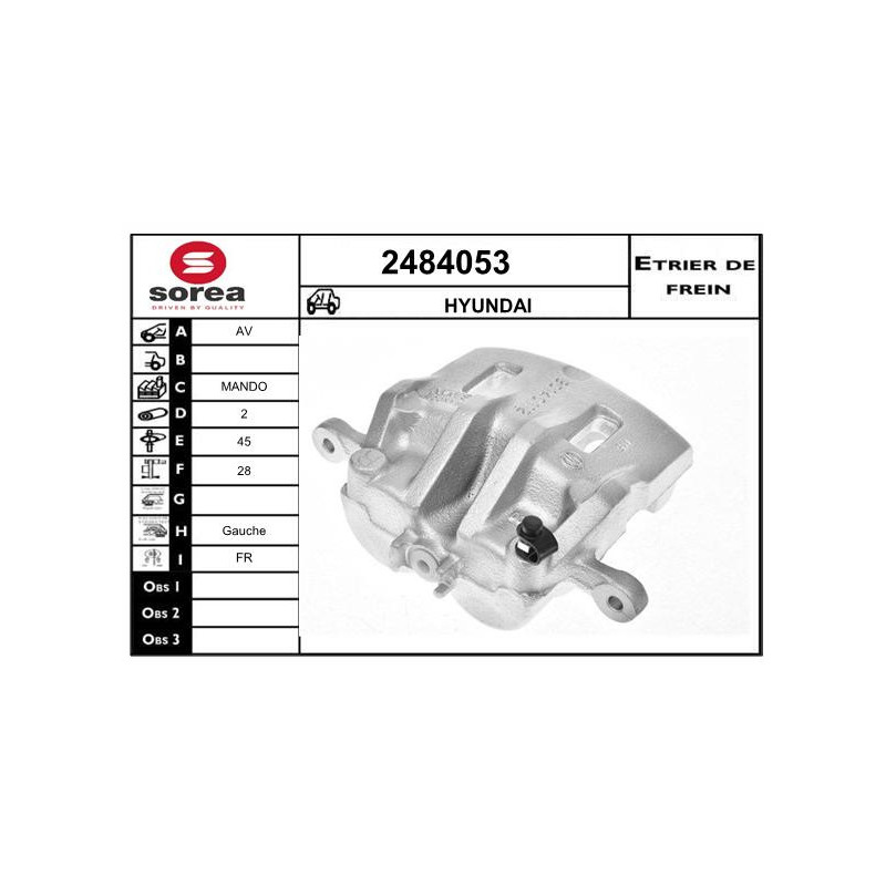 Étrier de frein EAI