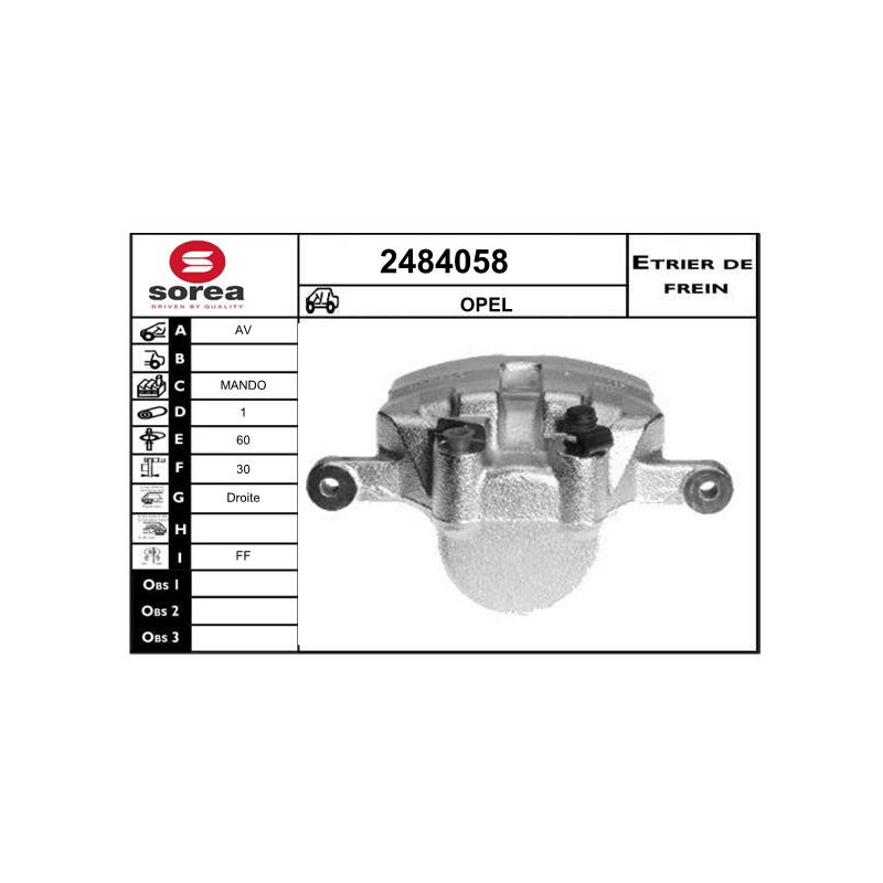 Étrier de frein EAI